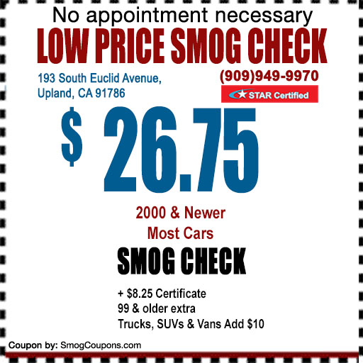 Smog Coupon Low Price Smog Check